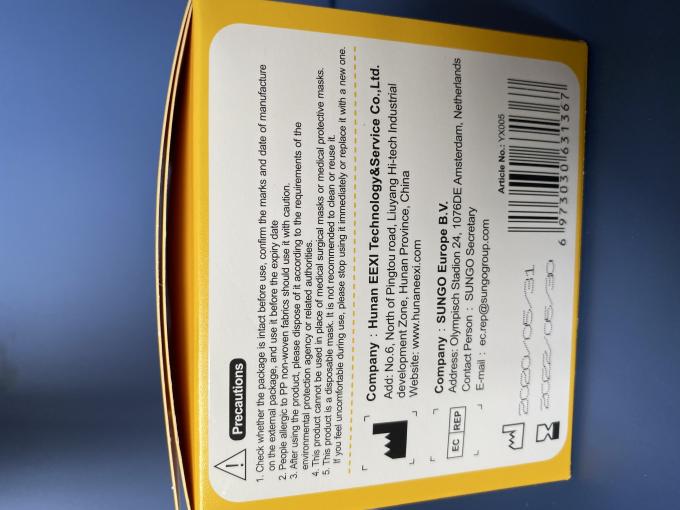 Masque PM2.5 Kn95 pliable antipoussière médical